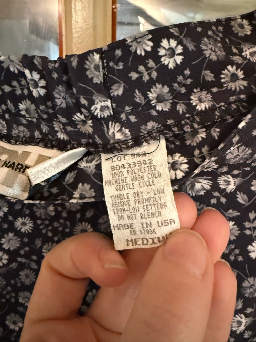 Vintage 1990s Floral Midi Skirt - Picture 4 of 6